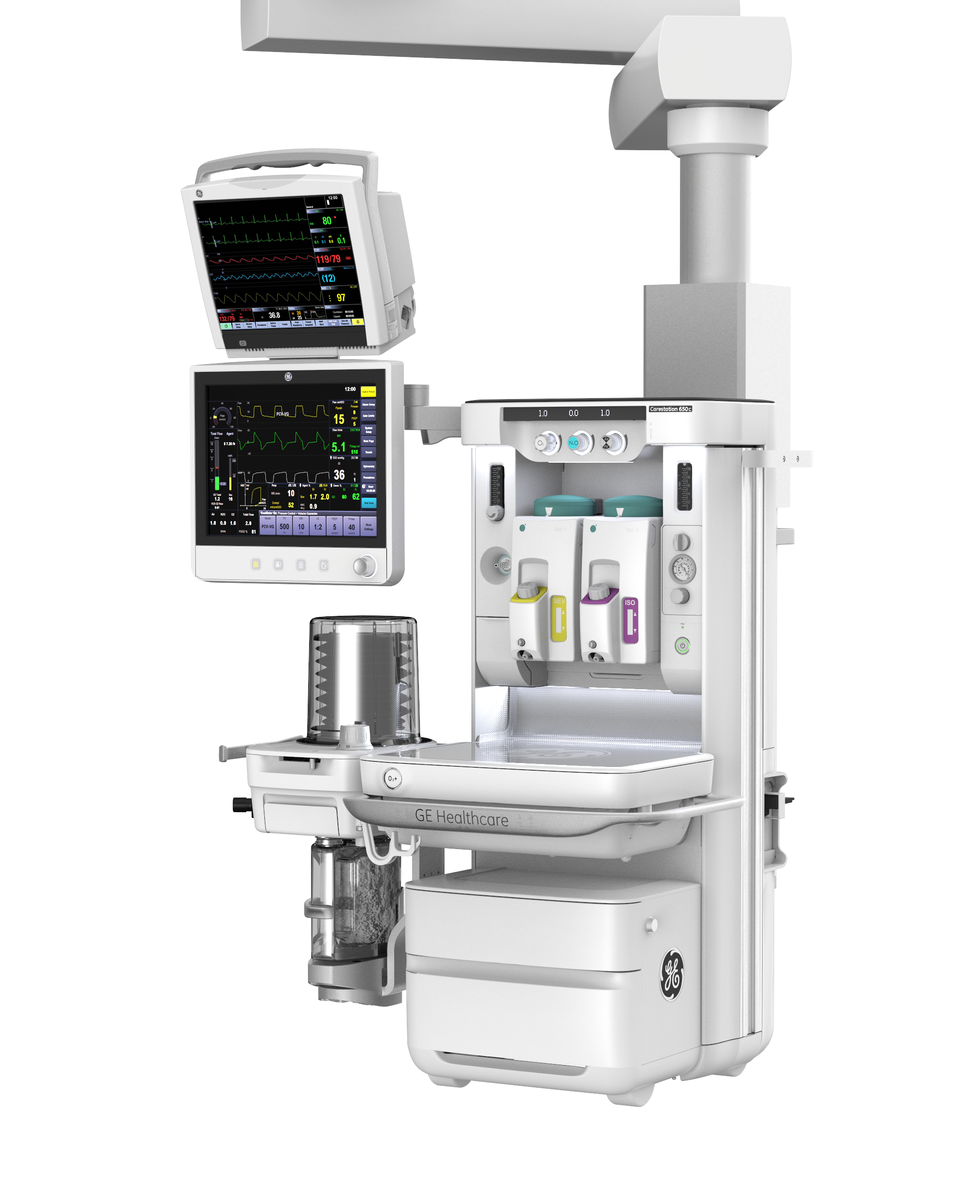 Carestation 650c - suspension sur bras