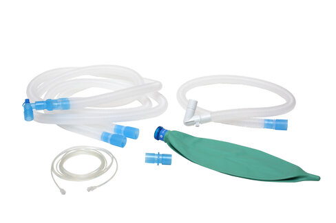 Kit circuit patient anesthésie, adulte, UU, 20 kits Circuit patient 1,8m, port luer coudé et pièce Y inclus