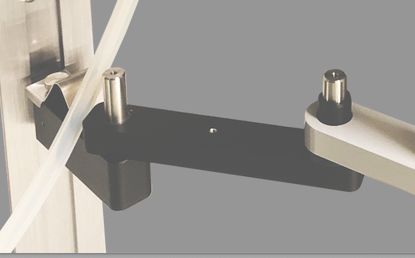 Bras d'extension support pour bocal d'aspiration