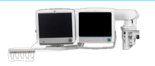 Bras pour configuration horizontale du moniteur (type B650 et B1X5)