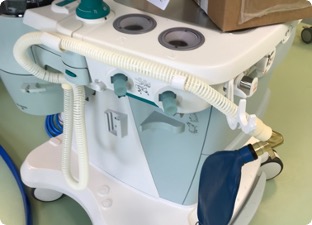 Ballon sur tube (pas de bras de support pour le ballon)