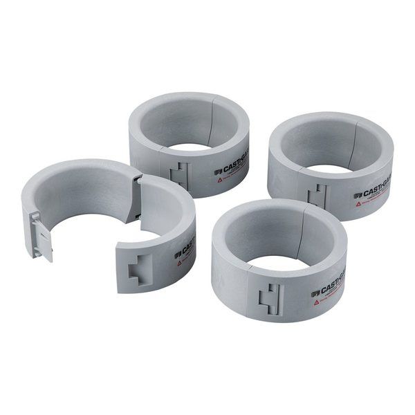 4 Protecteur de roue CASTrGARDS, gris, (12.7cm)