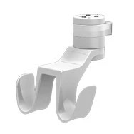 Support 2 crochets pour gestion des câbles