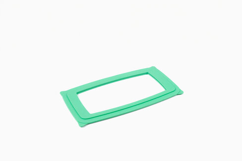 Couvercle verre + silicone pour 1800ml GN1/3 rectangle RESTOBAC - carton de 30 pièces