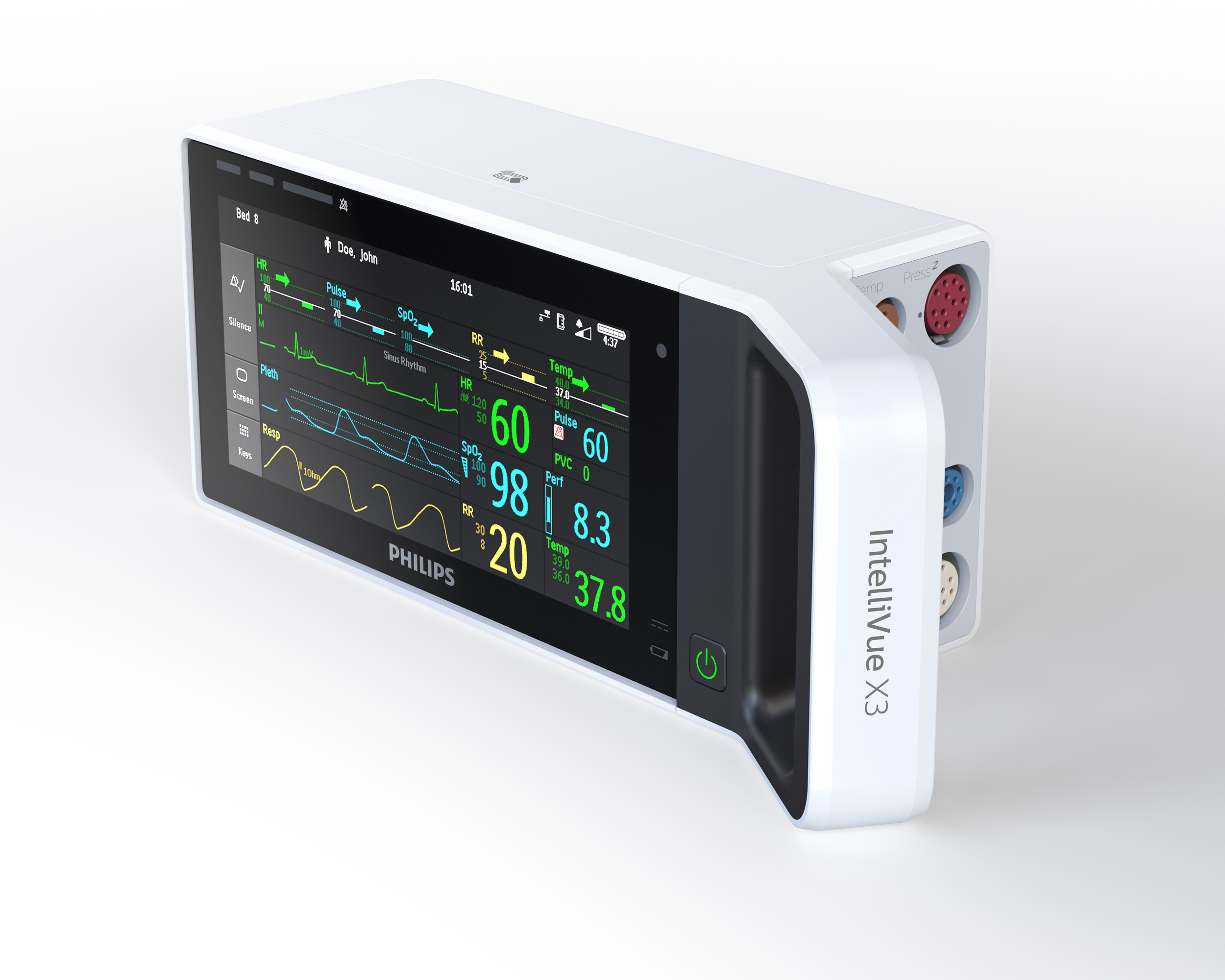 Moniteur tactile 3 traces X3 ECG Resp PNI SPO2