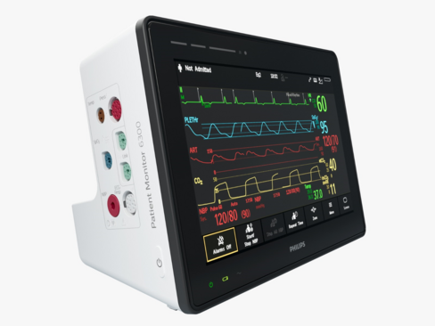 Moniteur de surveillance IntelliVue PM6300, 12 pouces 6 traces, ECG, ST, Resp, SpO2 FAST PNI,