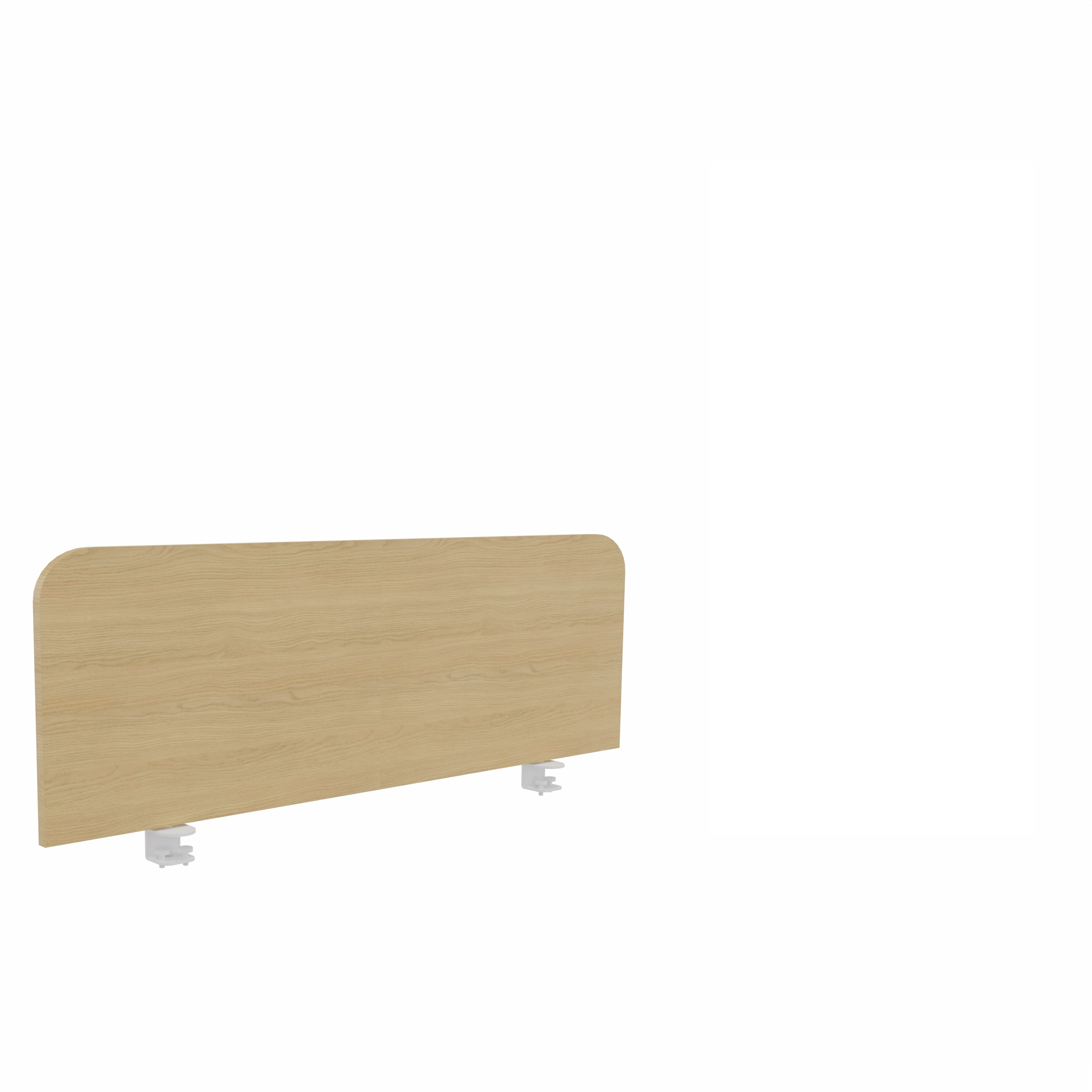 Ecran de séparation pour bureau isolé Arial - l. 120 cm - mélaminé