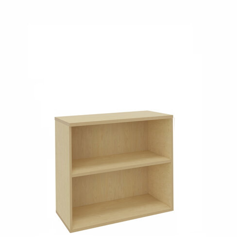 Bibliothèque ouverte mélaminé Arial - h. 100 x l. 100 cm - 2 tablettes