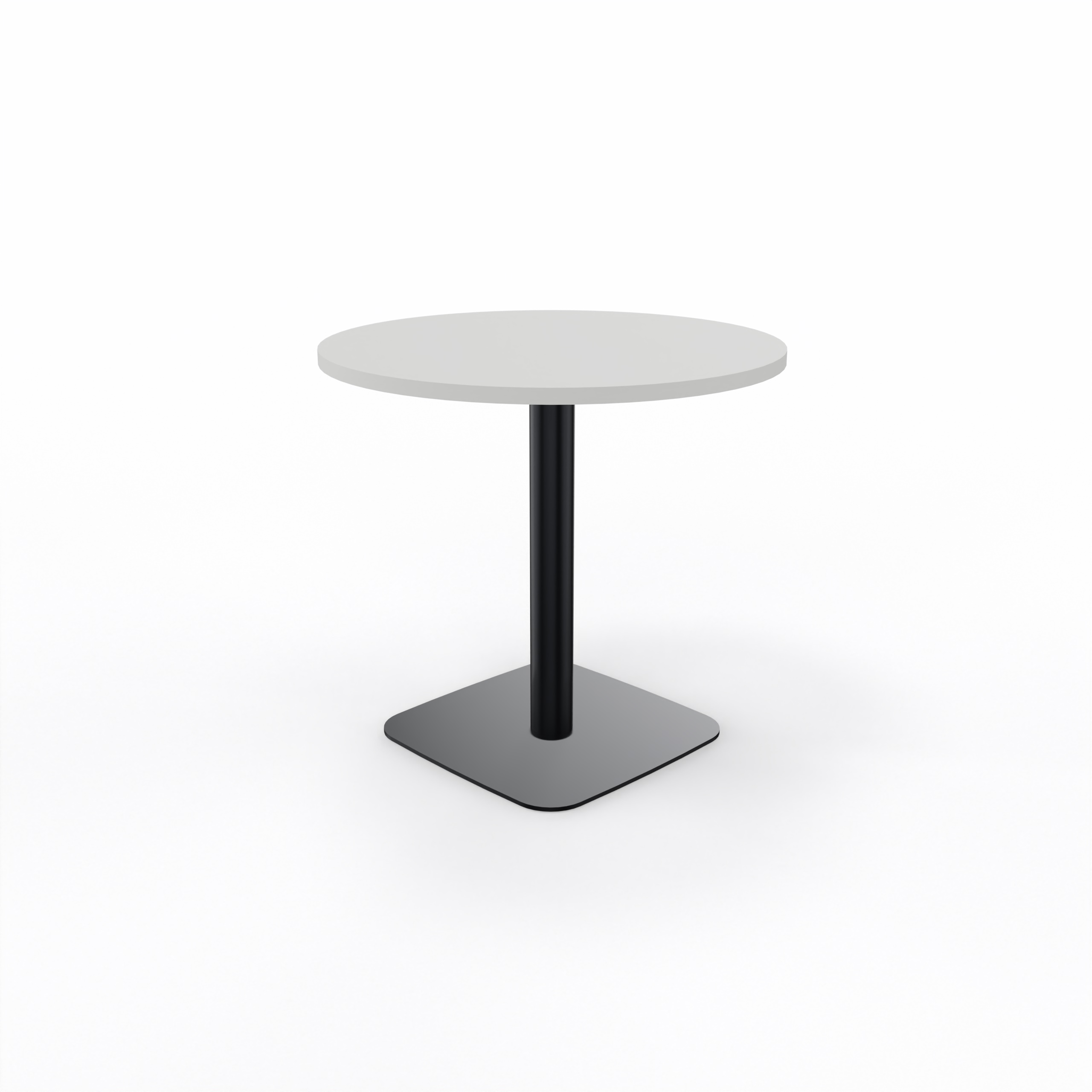 Table de réunion ronde 2 places Arial - Ø 80 cm - piètement central