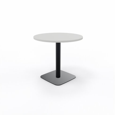 Table de réunion ronde 2 places Arial - Ø 80 cm - piètement central