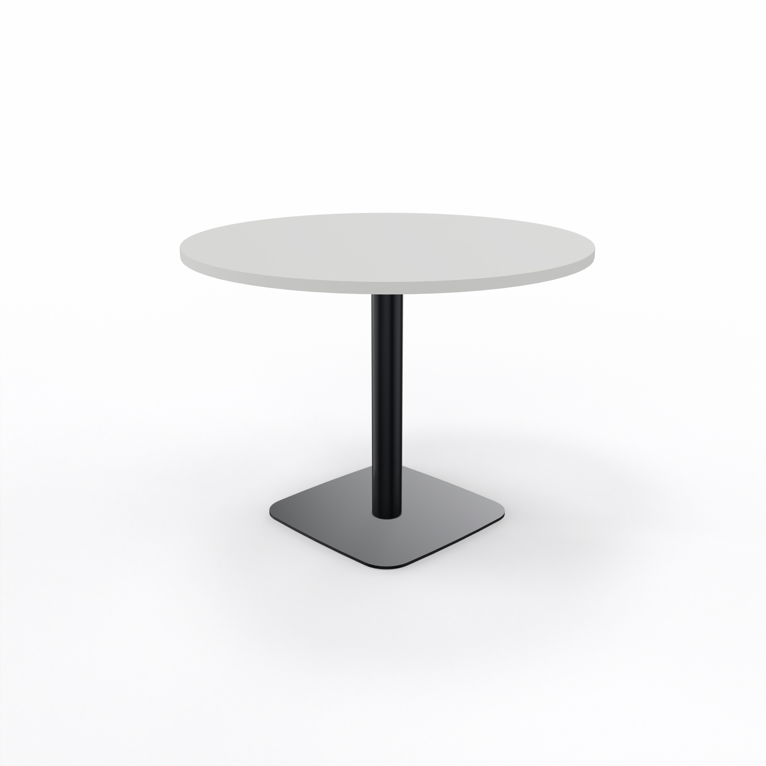 Table de réunion ronde 4 places Arial - Ø 100 cm - piètement central