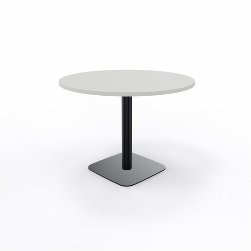 Table de réunion ronde 4 places Arial - Ø 100 cm - piètement central