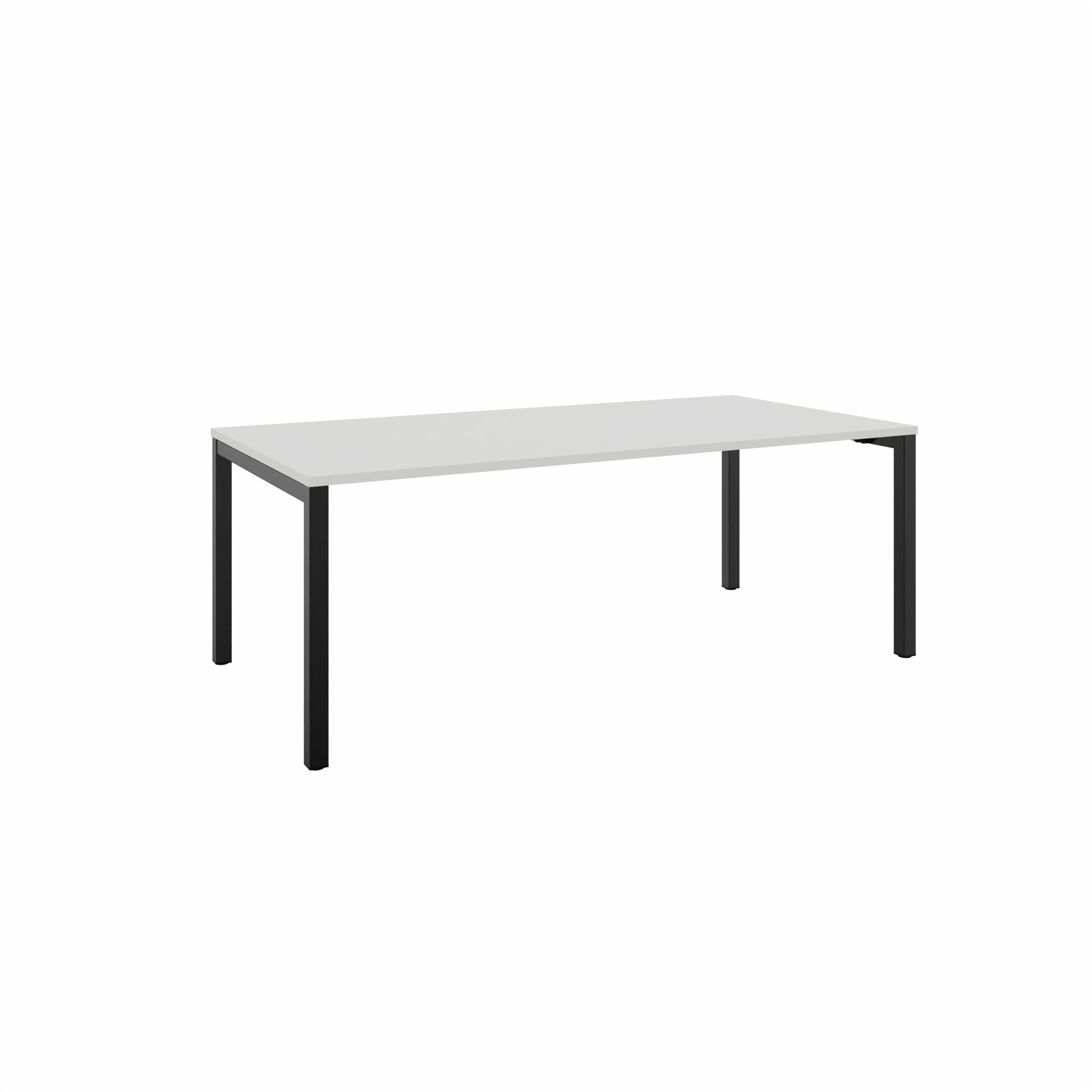 Table de réunion rectangulaire 8 places Arial - l. 200 x pr. 100 cm - piètement arche