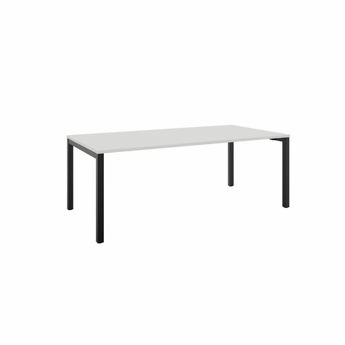 Table de réunion rectangulaire 8 places Arial - l. 200 x pr. 100 cm - piètement arche