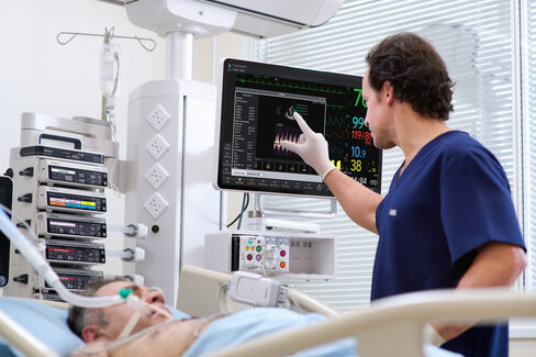 Moniteur BeneVision VMAX + rack