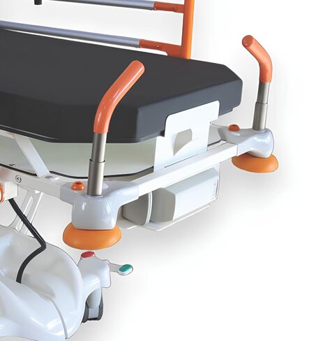 Poignée de poussée escamotable inox supplémentaire