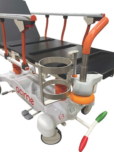 Support pour bouteille d oxygène vertical