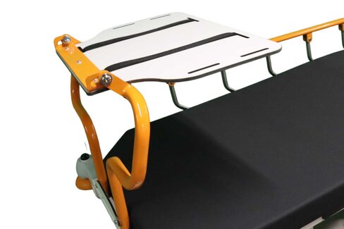 Plateau porte-matériel amovible rabattable