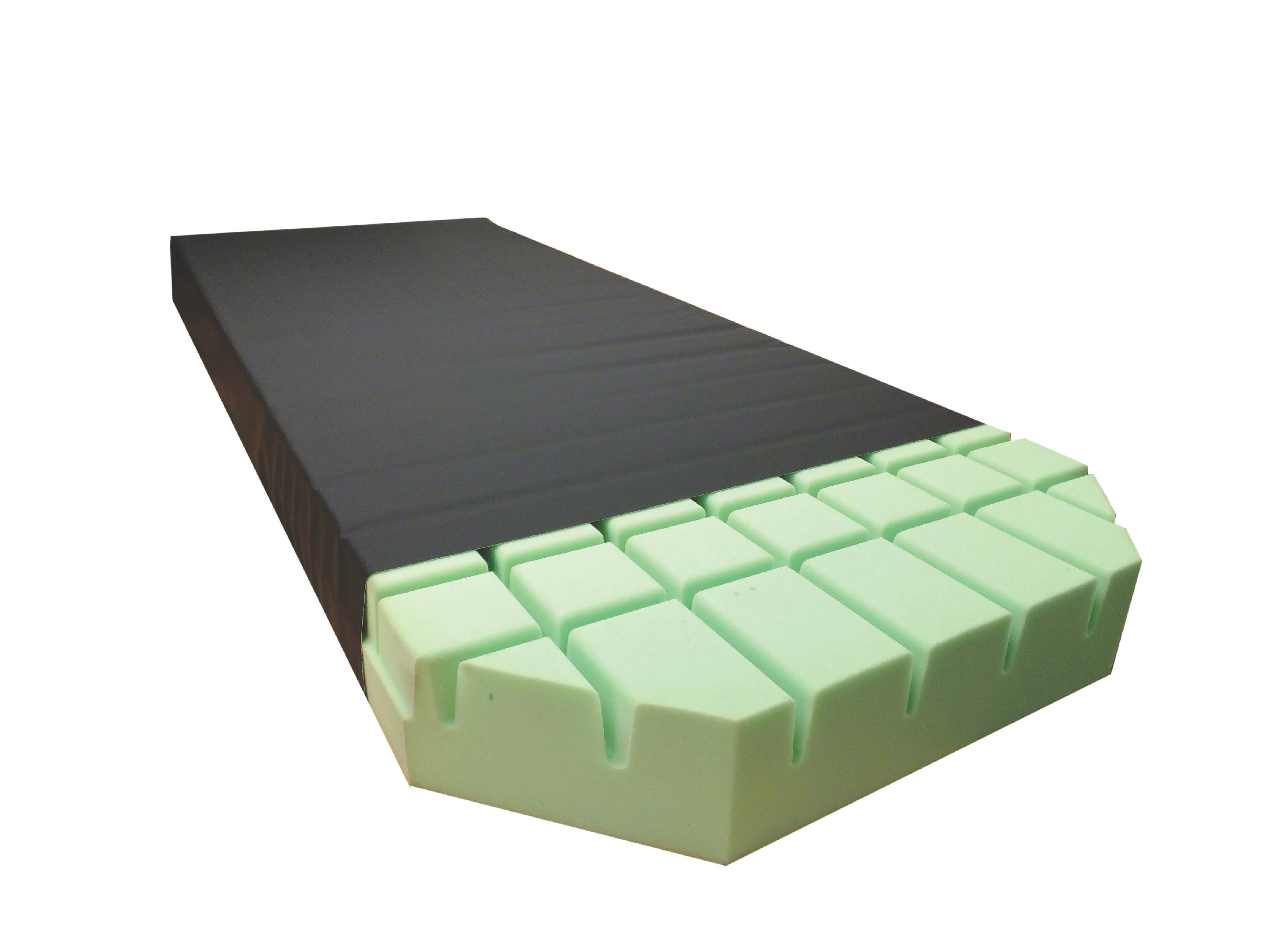 Matelas à plots anti escarres de remplacement, 820 PU, 128 plots - épaisseur 11 cm coloris noir