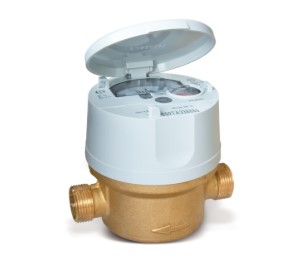 Compteur vitesse fileté Flodis DN15 - l.110 mm -TSN MID R160 - laiton cadran plastique -