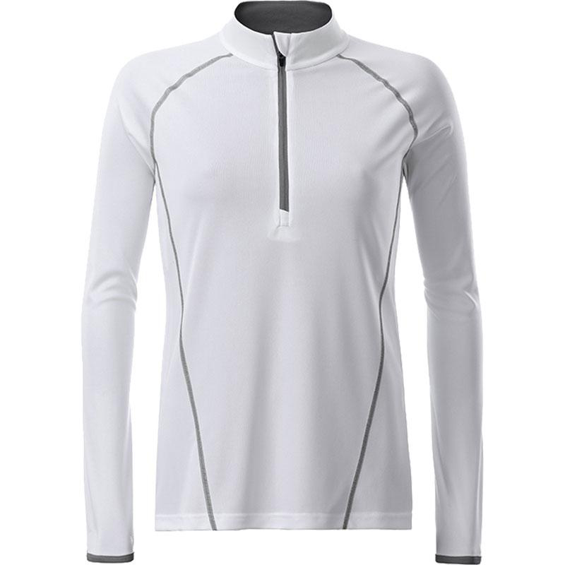 T-shirt running respirant femme - manches longues - JN497 - 100 % polyester respirant - 130 g/m2