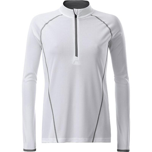 T-shirt running respirant femme - manches longues - JN497 - 100 % polyester respirant - 130 g/m2