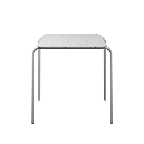 Table carrée Mahaut 69 x 69 x h. 75 - plateau PS 100% recyclé - piétement époxy