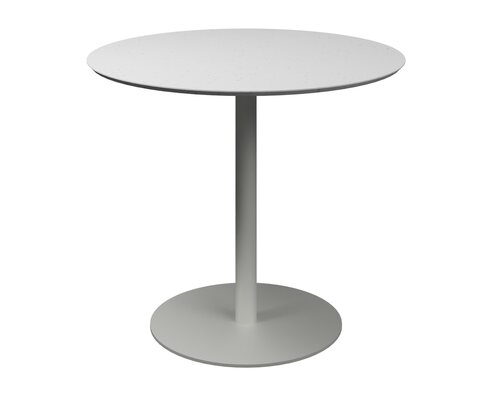 Table ronde Trinquet - Ø 90 x h. 75 cm - plateau PS 100 % recyclé - piétement époxy