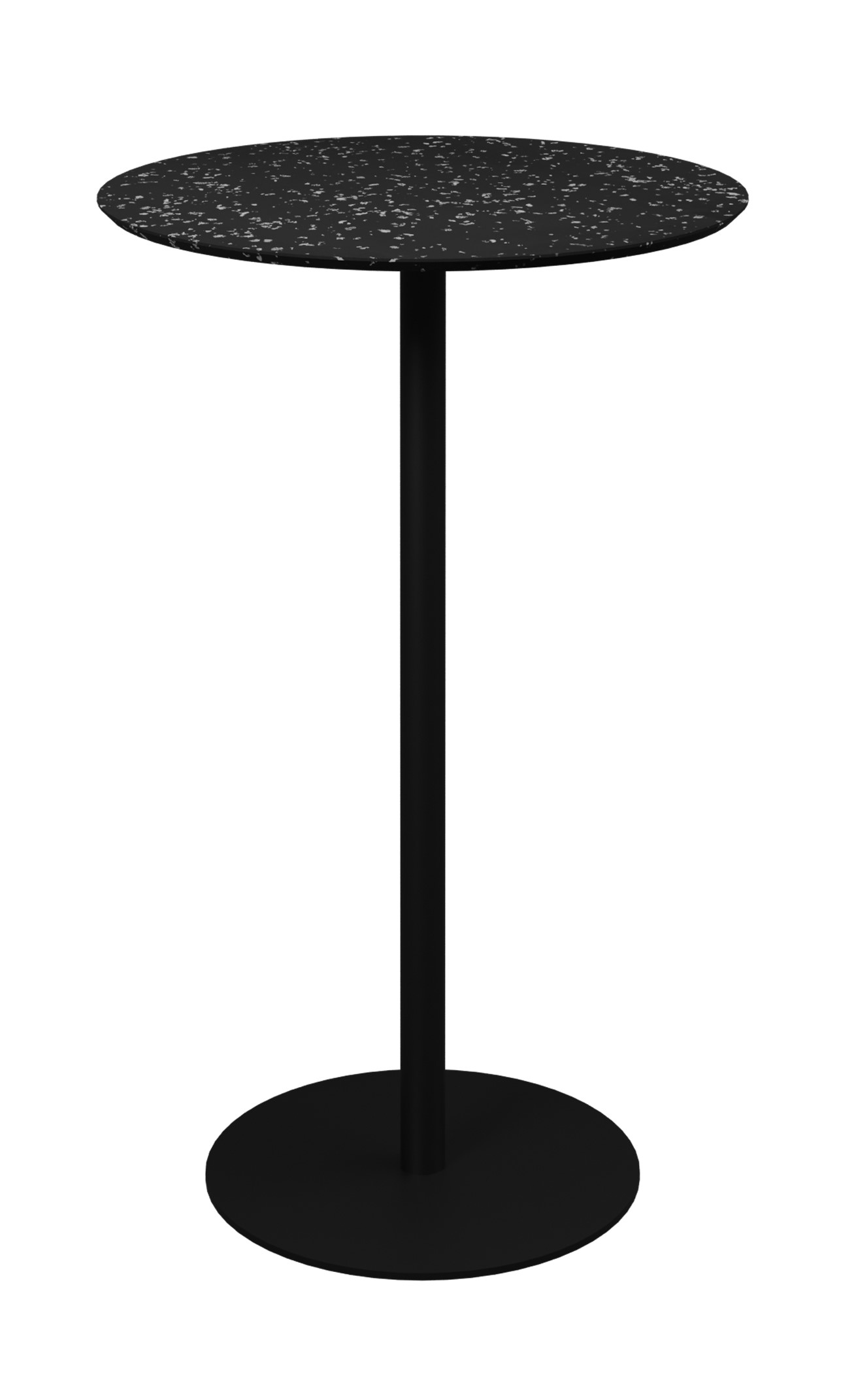 Mange debout Trinquet Ø 70 x h. 110 cm - plateau PS 100 % recyclé - piétement époxy