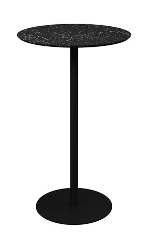 Mange debout Trinquet Ø 70 x h. 110 cm - plateau PS 100 % recyclé - piétement époxy