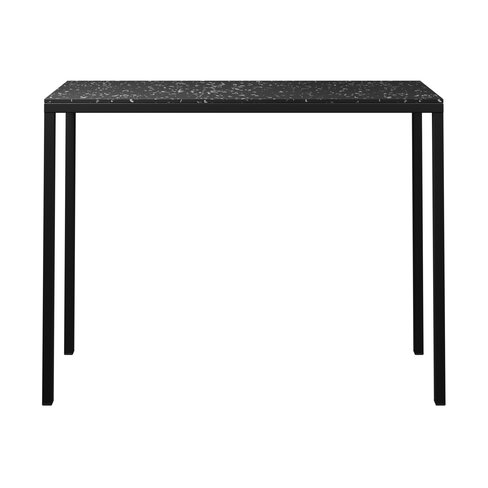 Console Tetra - plateau 120x40 cm - h. 90 cm - plateau PS 100% recyclé - piétement époxy