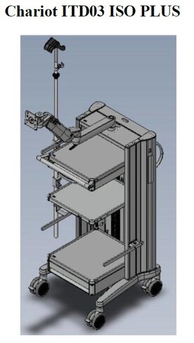 CHARIOT ,TRANSFORMATEUR ISOLATION 2000VA GARANTIE+BRIS1AN 4 ROUES MOBILES FREINS POTENCE ENDOS. SUPPORT FIXE ÉCRAN