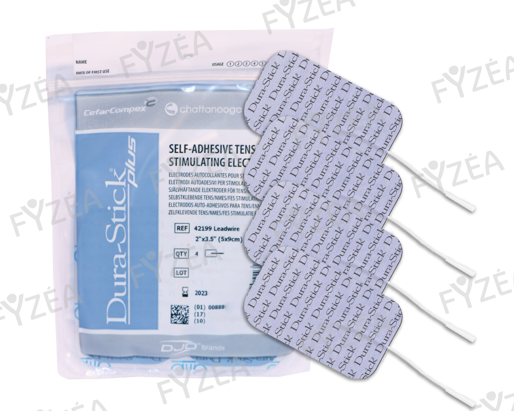 Offre promo - Lot de 50 sachets de 4 électrodes rectangulaires 50 x 90 mm - Dura-Stick Plus