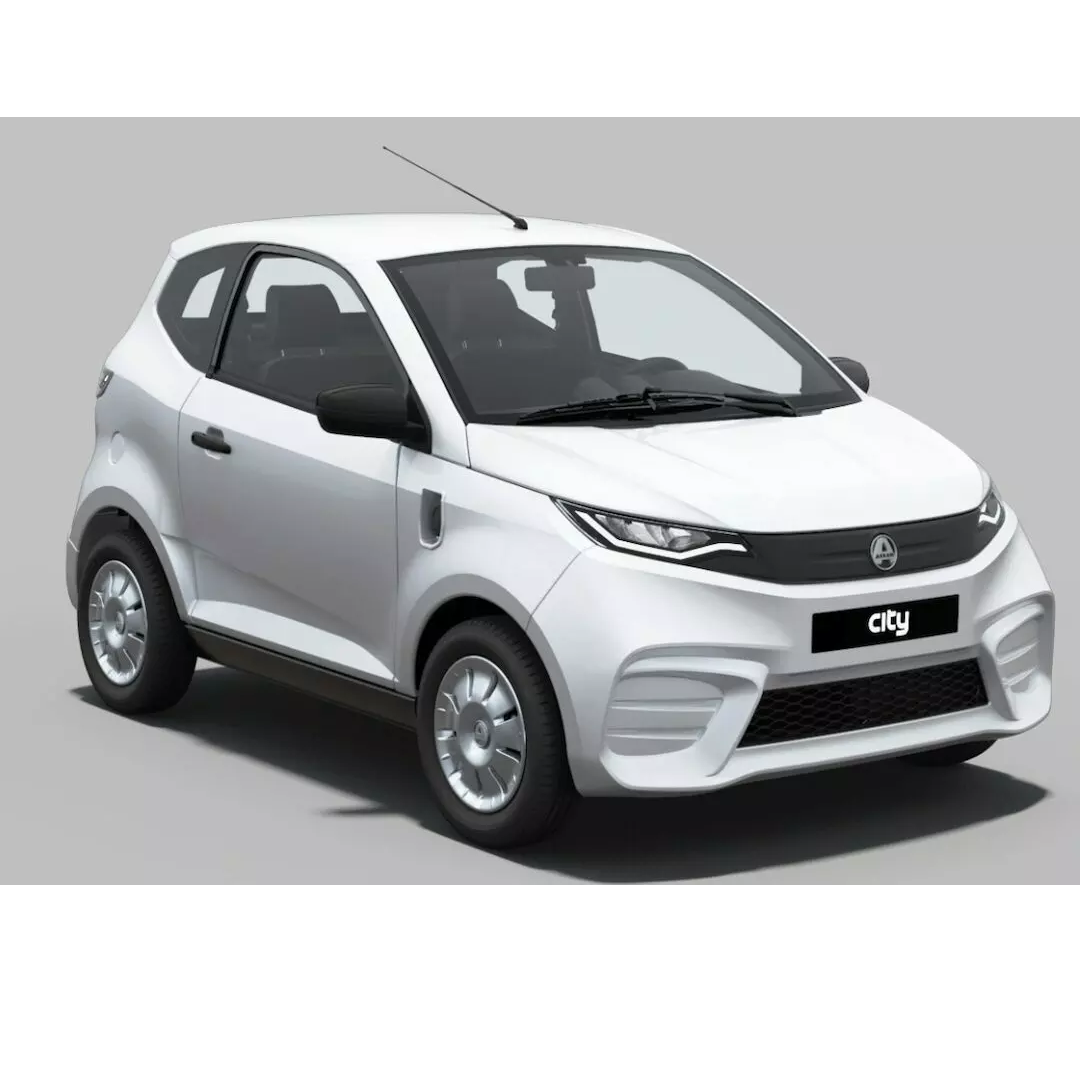 Véhicule électrique AIXAM - E-City Pack avec batterie 7,53 kWh - 113 km - Blanc pur