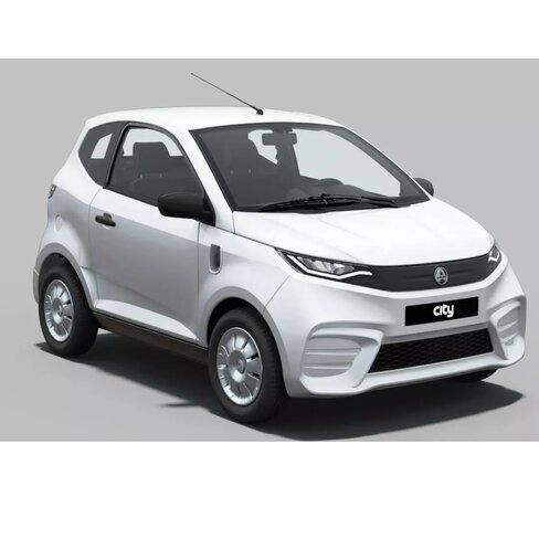 Véhicule électrique AIXAM - E-City Pack avec batterie 7,53 kWh - 113 km - Blanc pur
