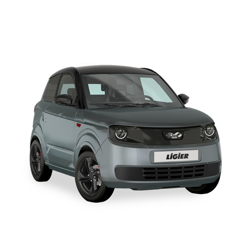 Véhicule électrique Ligier MYLI E.PIC - L7e - EV 12 kWh - Gris Graphite Metal