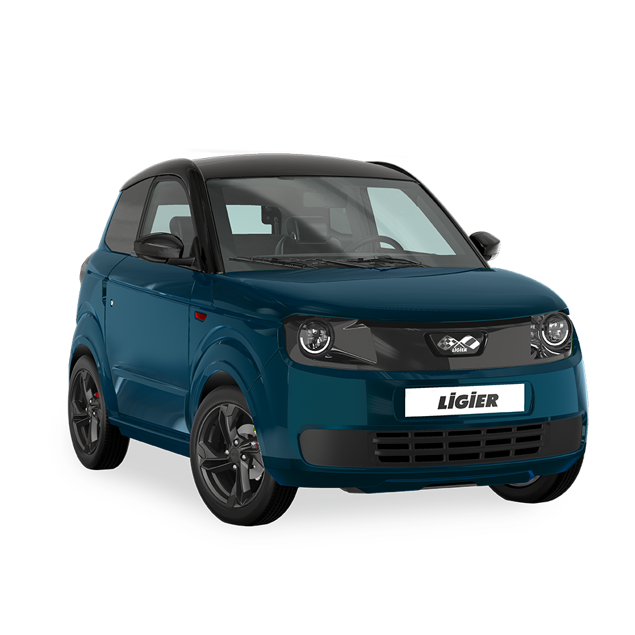 Véhicule électrique Ligier MYLI E.PIC - L7e - EV 12 kWh - Bleu Odyssey Metal