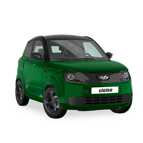 Véhicule électrique Ligier MYLI E.PIC - L7e - EV 12 kWh - Vert Velvet Métal