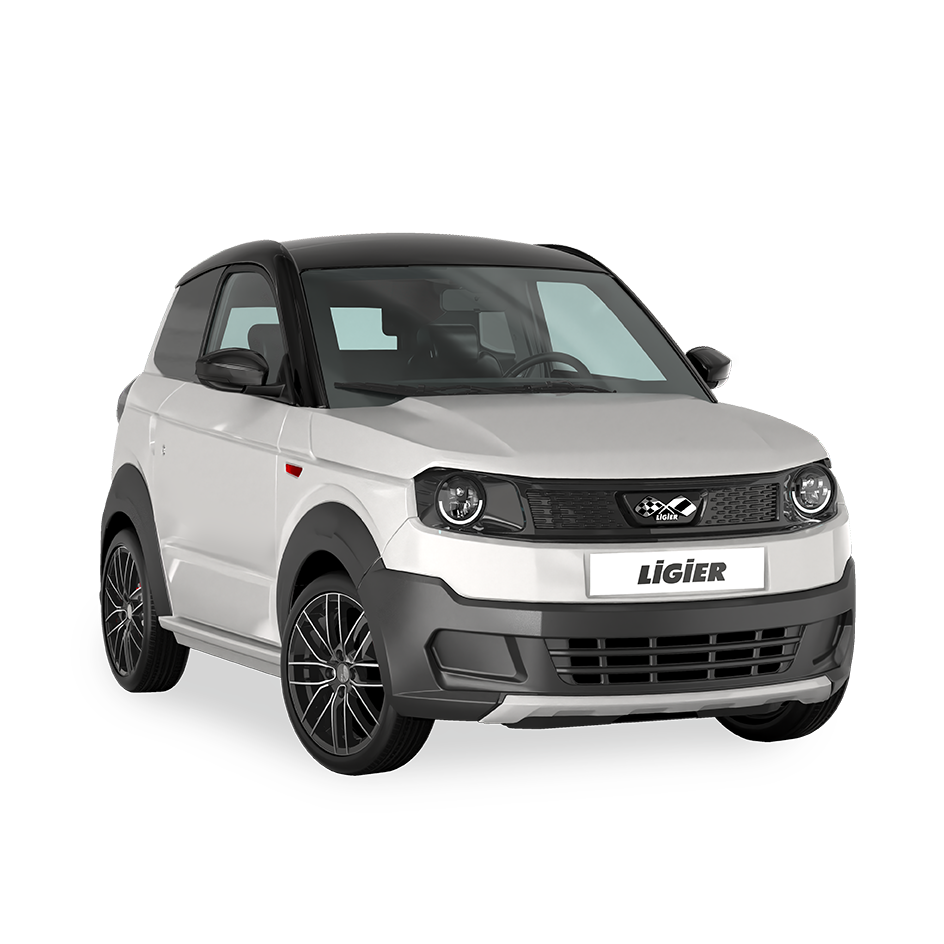 Véhicule électrique Ligier MYLI E.REBEL - L7e - EV 12 kWh - Gris Asphalt Metal