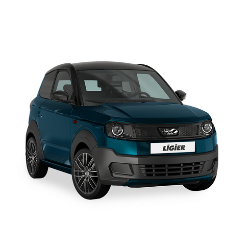 Véhicule électrique Ligier MYLI E.REBEL - L7e - EV 12 kWh - Bleu Odyssey Metal