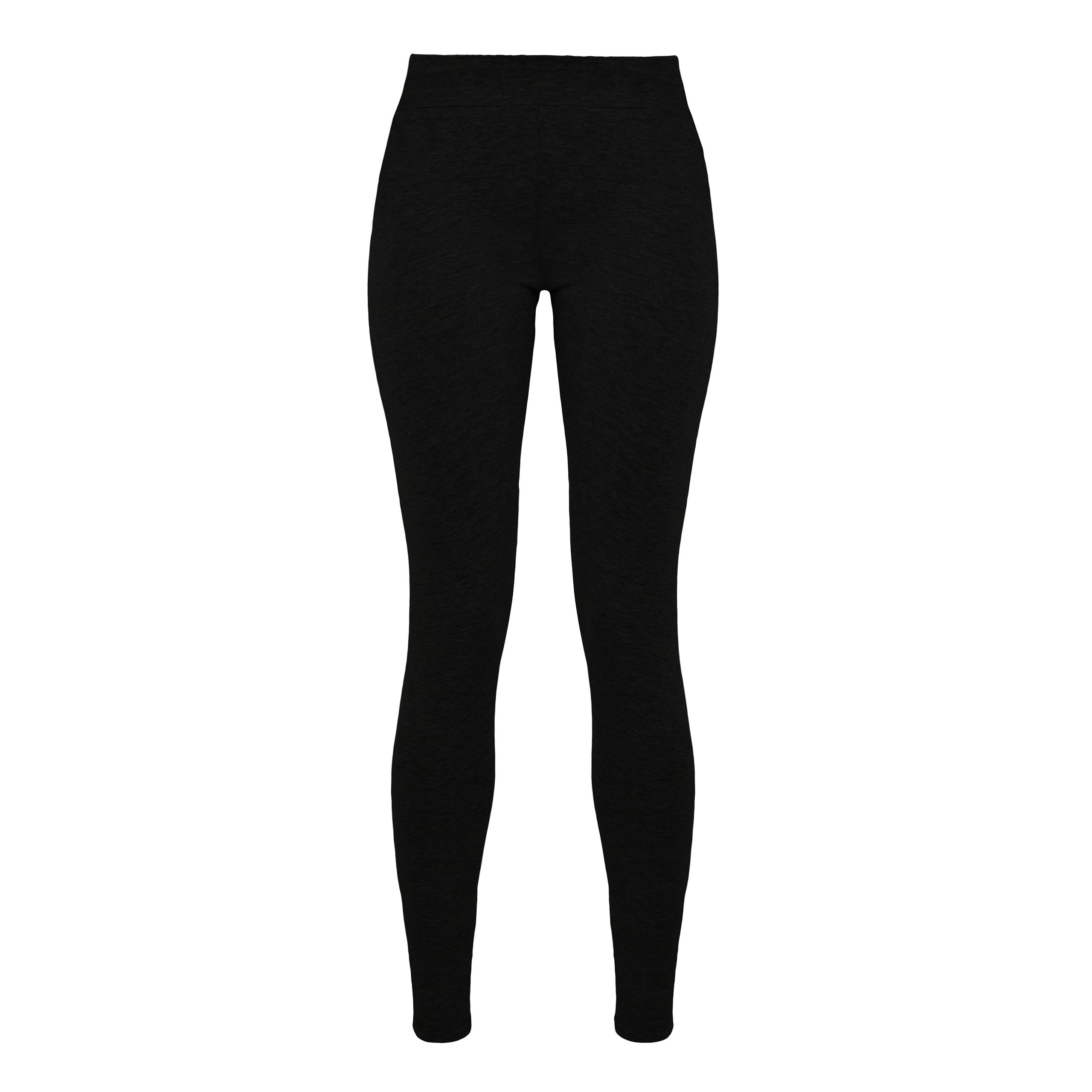 Legging de sport femme - NIMBY0990 - 95% coton 5% élasthanne - noir