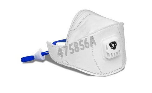 Masque SafeMask Fit+Pro 3 pans FFP2 avec valve, sachet