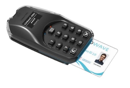 Lecteur de carte à puce à contact (ISO7816) et sans contact (NFC/RFID) LinkeoC-PRO USB-C