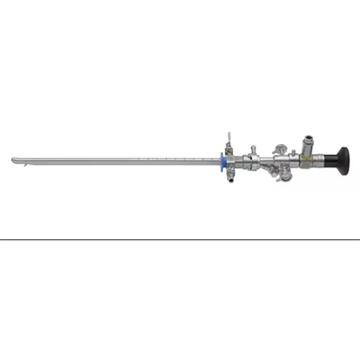 Chemise de cysto urétroscope 22Charr avec échancrure et mandrin Code couleur Bleu