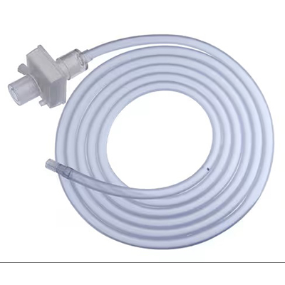 Tubulure d'insufflation CO2 à usage unique avec filtre