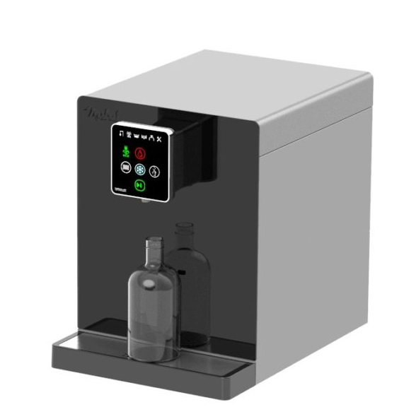 Fontaine DRINKPAD 4 eaux+Evacuation+WATERSAFE Eau Froide/Eau Tempérée/Eau Chaude/Eau Gazeuse