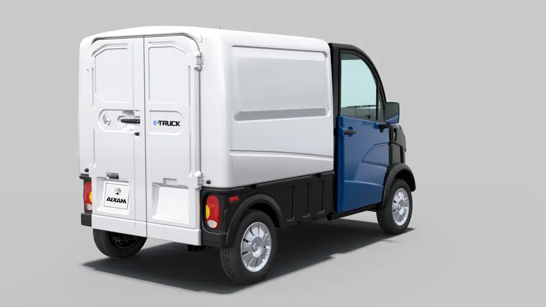 Véhicule utilitaire électrique AIXAM e-Truck - Homologation L6e - Fourgon 2,87 m3 - avec batterie 7,53 kWh - 113 km -