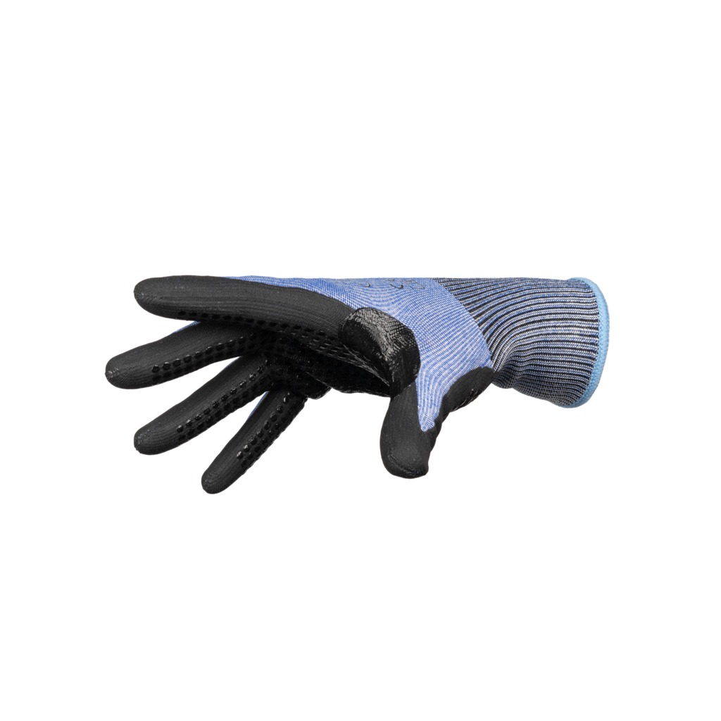 Gant Nit Dot C - France Sécurité - enduction paume picots micro mousse de nitrile - bleu - taille au choix