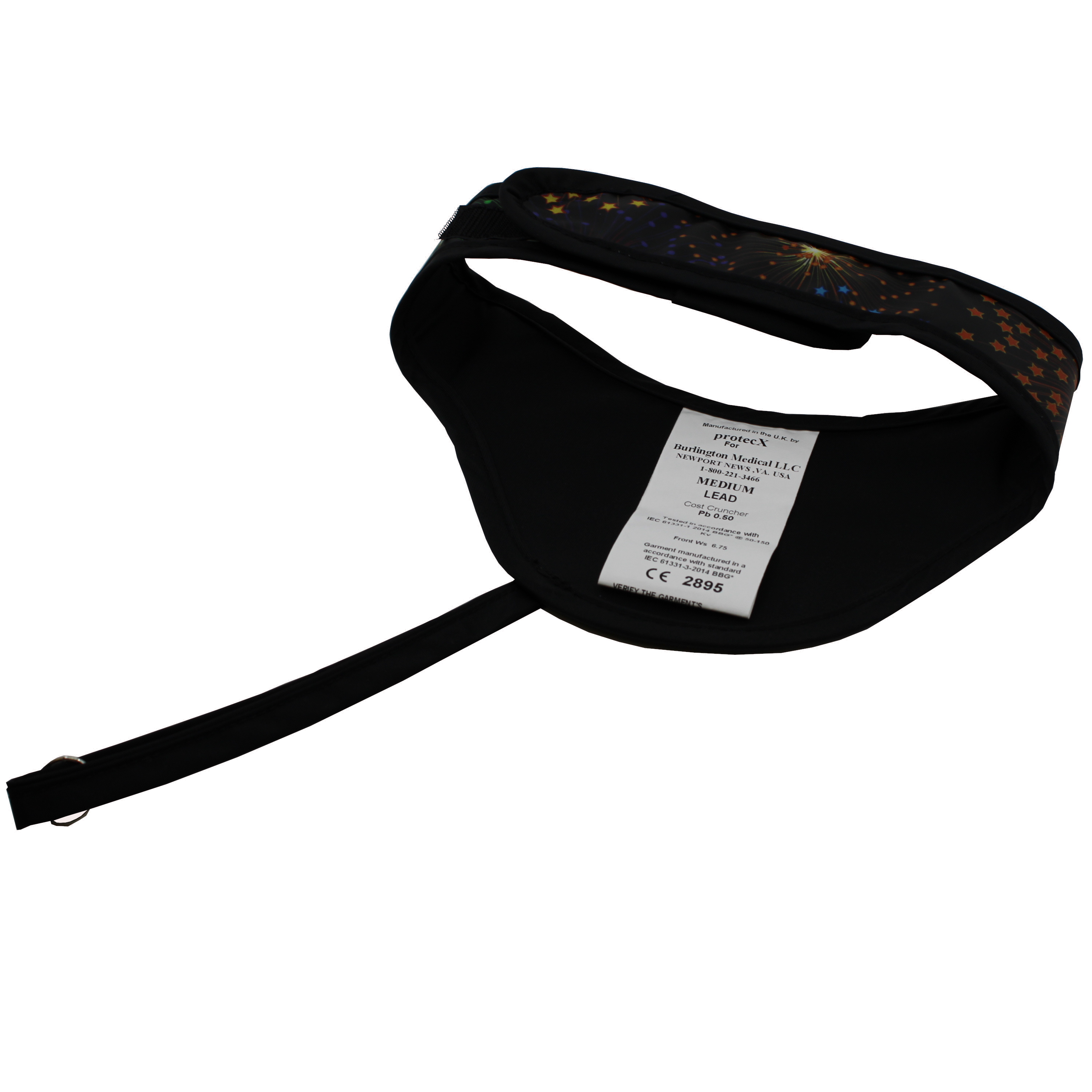 Protège thyroide Eval éq pb 0,50 mm - Modèle TSS Velcro