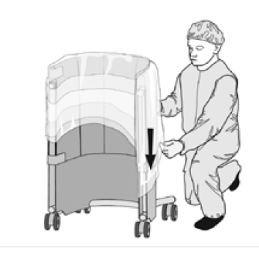 Housse stérile pour bavolet mobile anatomique - boîte de 20 housses stériles